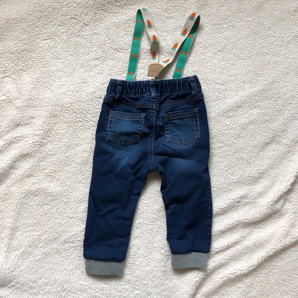Cat & Jack Carrot Suspender Pants - Picture 4 of 4